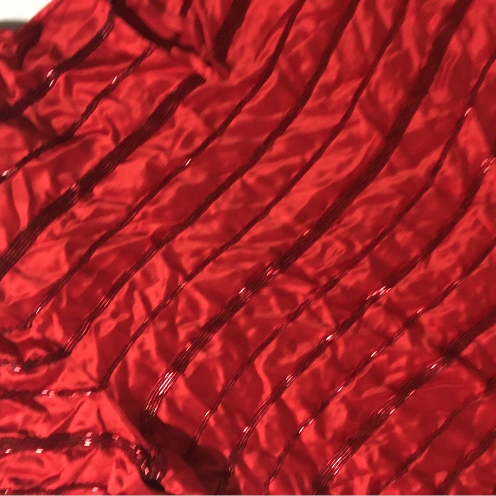 Womens beaded top nice red colour